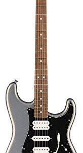 Fender Player Stratocaster HSH Electric Guitar, with 2-Year Warranty, Silver, Pau Ferro Fingerboard