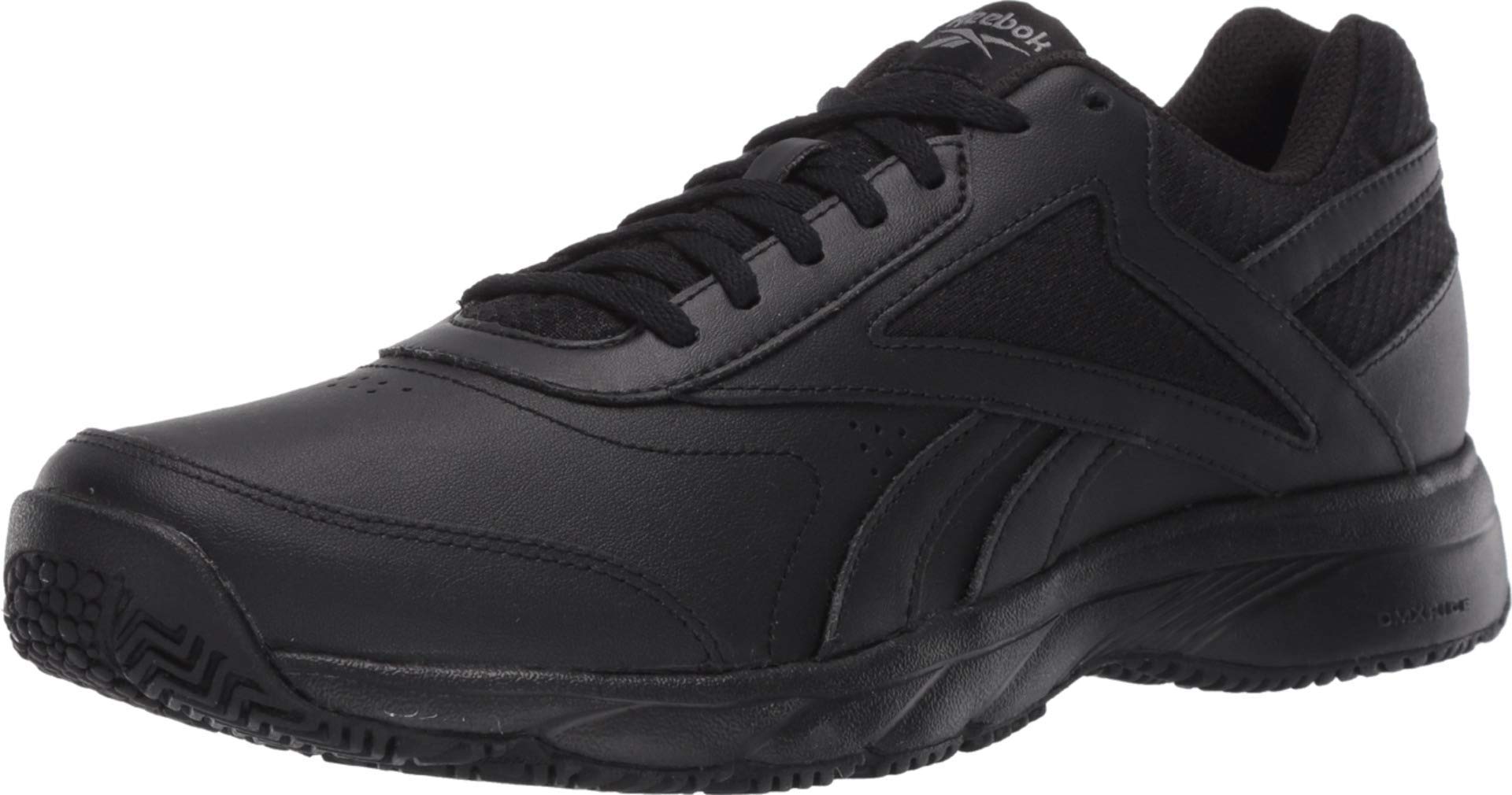 Reebok Men's Work N Cushion 4.0 Walking Shoe, Black/Cold Grey, 10 M US Men