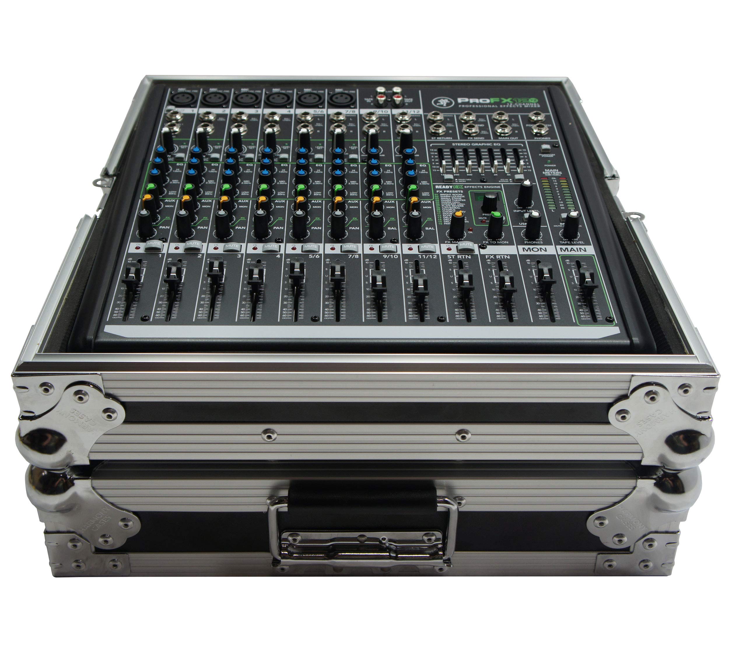 Harmony Audio Cases HCPROFX12V2-1 Compatible with Mackie PROFX12V2 Mixer Flight Transport Road Custom Case