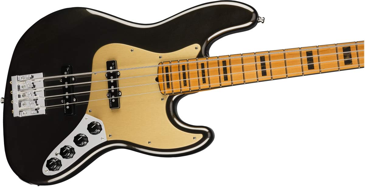 Fender American Ultra Jazz Bass, Texas Tea, Maple Fingerboard