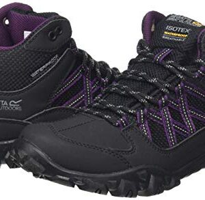 Regatta Women's Low Rise Hiking Boots, Black Prune, 10