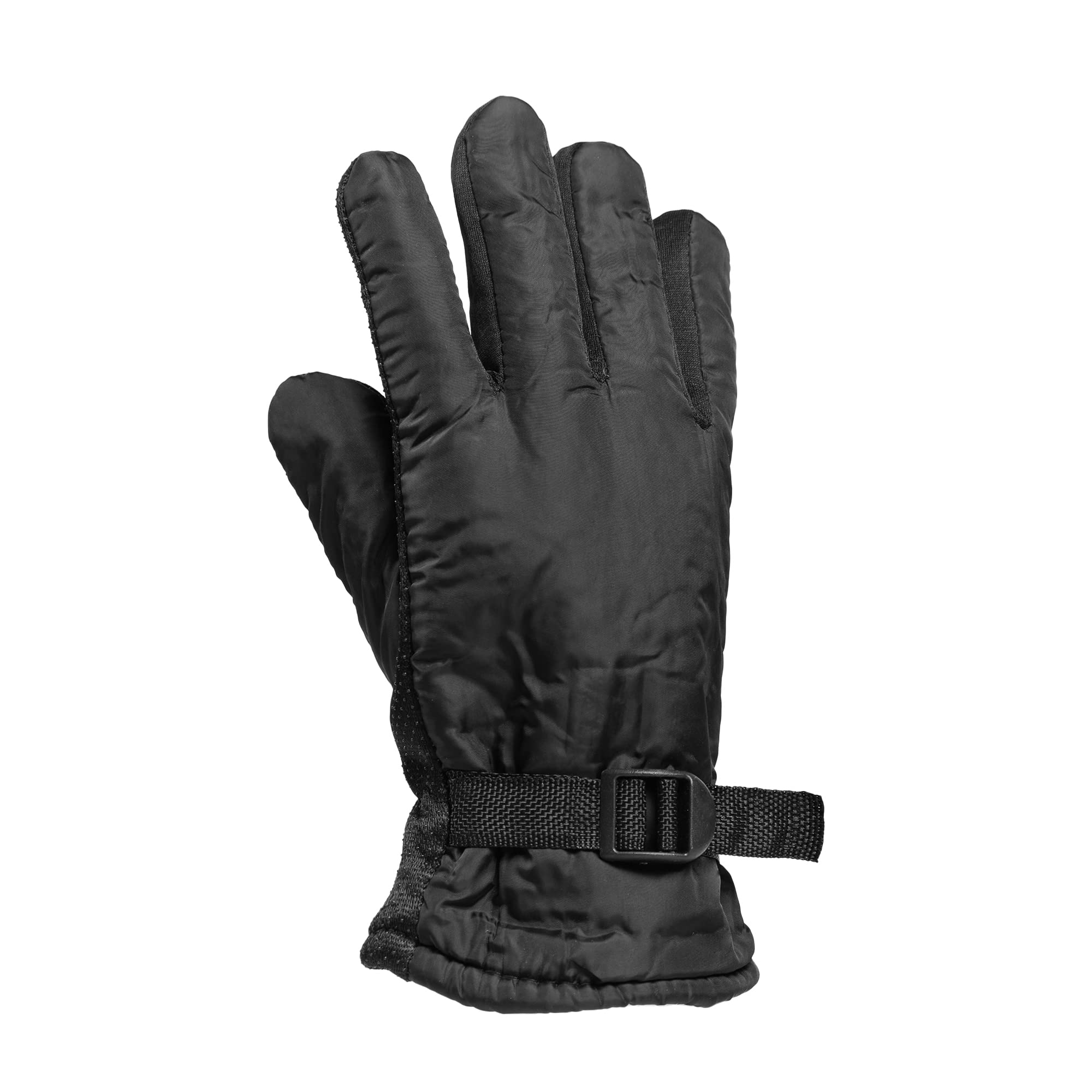 Yacht & Smith Wholesale Bulk Mens Black Winter Ski Glove, Cold Resistant Thermal Wear