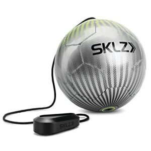 SKLZ Star-Kick Solo Soccer Trainer with Size 1 Soccer Ball, Volt