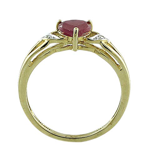 SGL Ruby 1.09 Carat Cocktail 925 Sterling Silver Anniversary Ring for Women Jewelry for Women