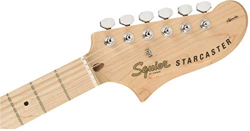 Squier Affinity Series Starcaster Electric Guitar, with 2-Year Warranty, Candy Apple Red