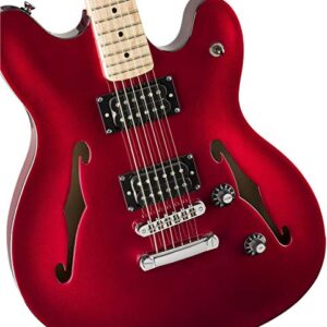 Squier Affinity Series Starcaster Electric Guitar, with 2-Year Warranty, Candy Apple Red