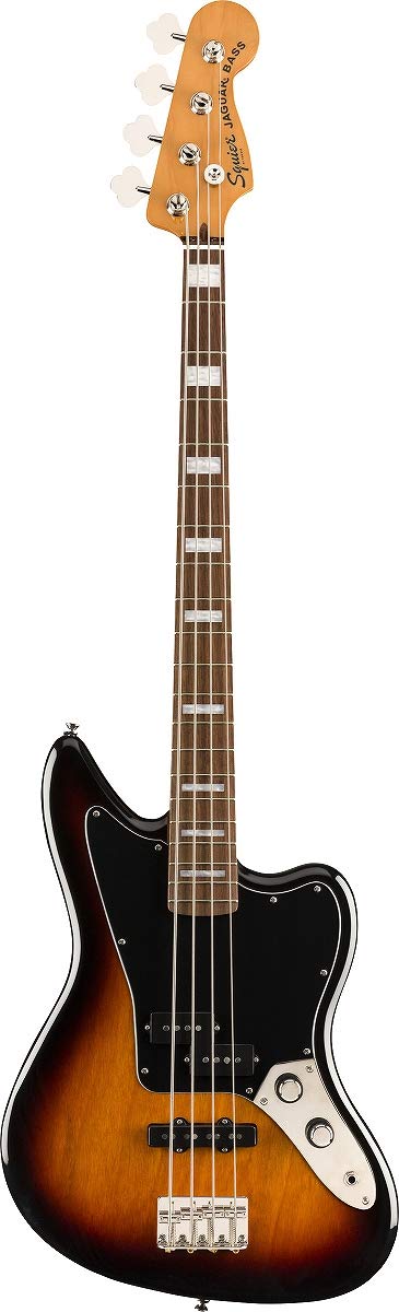 Squier Classic Vibe Jaguar Bass, 3-Color Sunburst, Laurel Fingerboard