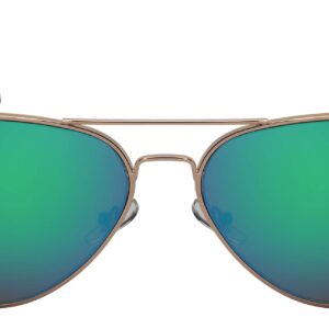 Edge I-Wear 12 Pack Aviators Bulk Sunglass Men Pilot Spring Hinge Wholesale Sunglasses (N25095A-REV)