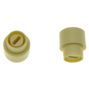 Dopro 2pcs Barrel Switch Tip 3 Way/4 Way Pickup Selector Switch Knob for U.S. Tele/Telecaster Ivory