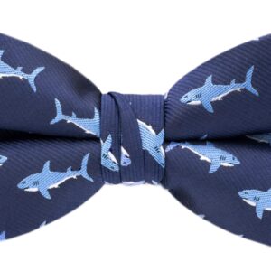 Carahere Mens Bow Ties Handmade Pre-Tied Novel Fun Pattern Bow Ties For Men Light Blue