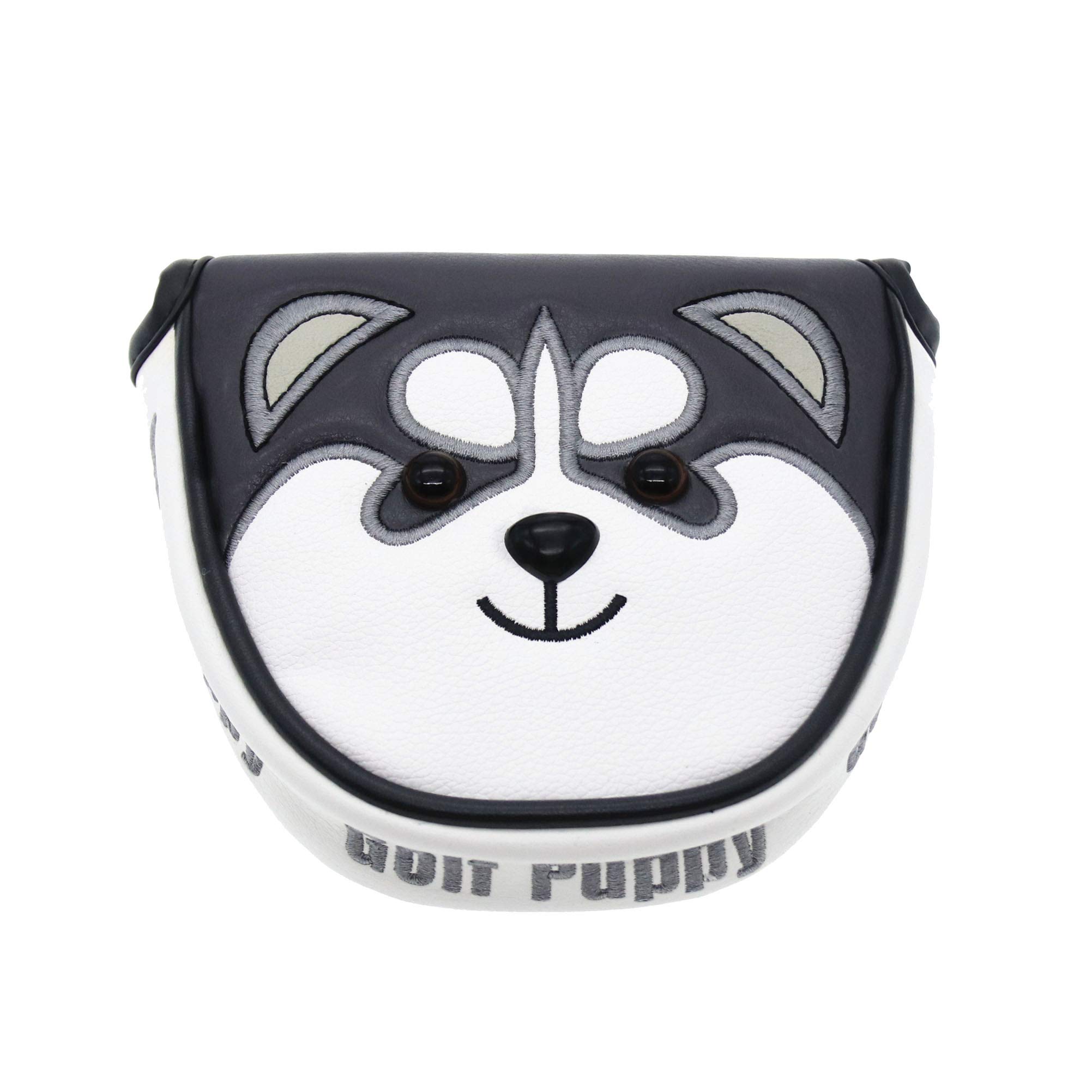 HISTAR Golf Mallet Putter Head Corver Husky Cartoon Animal Golf Cover