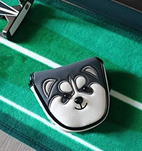 HISTAR Golf Mallet Putter Head Corver Husky Cartoon Animal Golf Cover