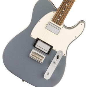 Fender Player Telecaster HH Electric Guitar, with 2-Year Warranty, Silver, Pau Ferro Fingerboard