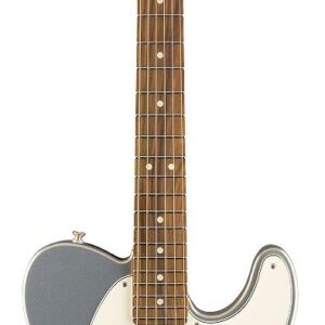 Fender Player Telecaster HH Electric Guitar, with 2-Year Warranty, Silver, Pau Ferro Fingerboard