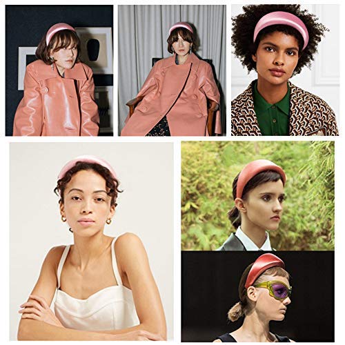 Ivyu Headbands Women Hair Head Bands - 6 Pcs Diademas Para Mujer De Moda Accessories Velvet Padded Head Bands Cute Beauty Fashion Hairbands Girls Vintage Thick Hair Bands