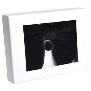 GUSLESON Solid Black Bow Ties For Men Velvet Pre-tied Bowtie and Pocket Square Cufflink Sets Adult Gifts (0571-18)