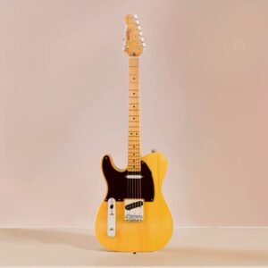 Squier Classic Vibe 50s Telecaster Electric Guitar, with 2-Year Warranty, Butterscotch Blonde, Maple Fingerboard, Left-Handed