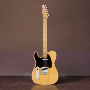 Squier Classic Vibe 50s Telecaster Electric Guitar, with 2-Year Warranty, Butterscotch Blonde, Maple Fingerboard, Left-Handed