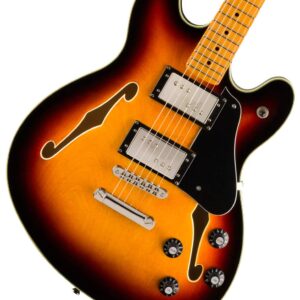 Squier Classic Vibe Starcaster Electric Guitar, with 2-Year Warranty, 3-Color Sunburst, Maple Fingerboard