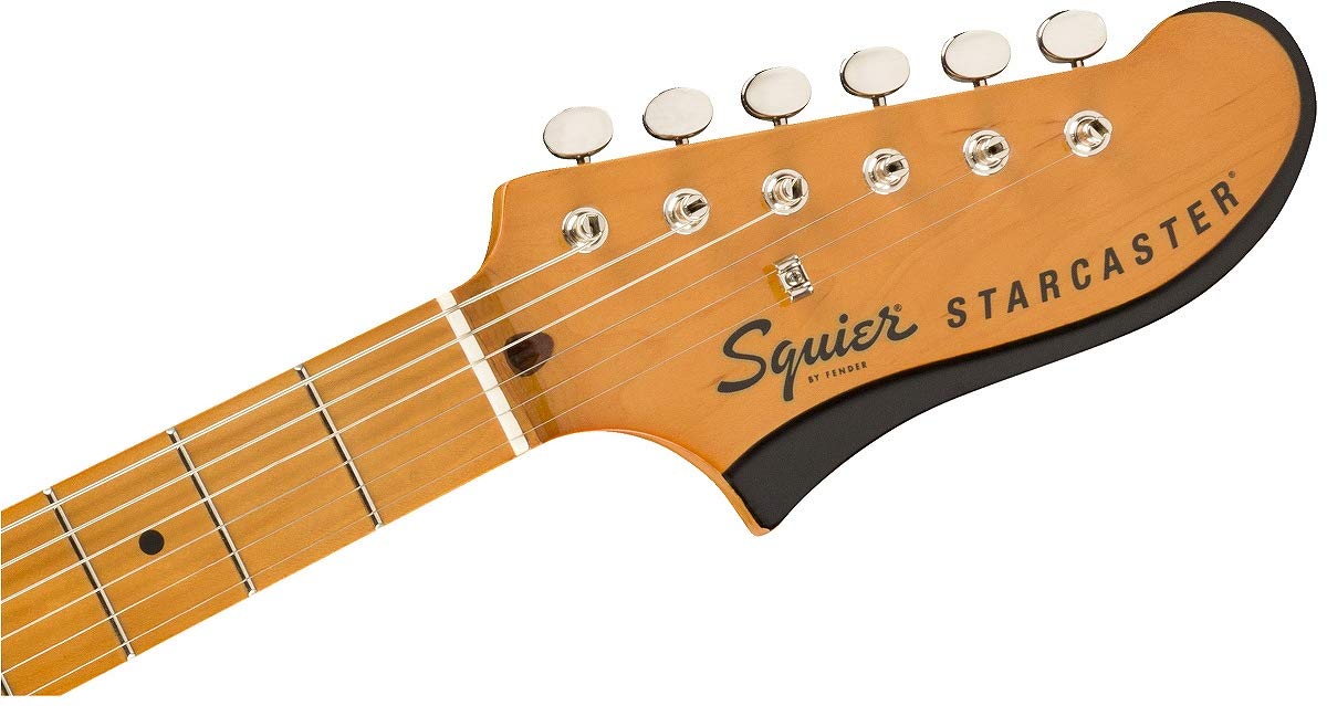 Squier Classic Vibe Starcaster Electric Guitar, with 2-Year Warranty, 3-Color Sunburst, Maple Fingerboard