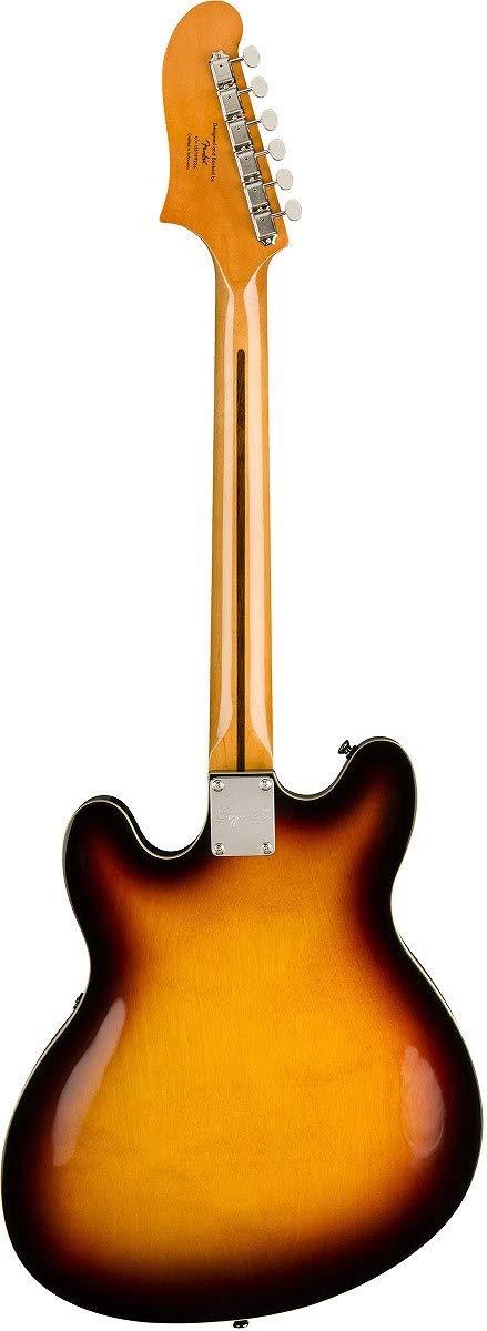 Squier Classic Vibe Starcaster Electric Guitar, with 2-Year Warranty, 3-Color Sunburst, Maple Fingerboard