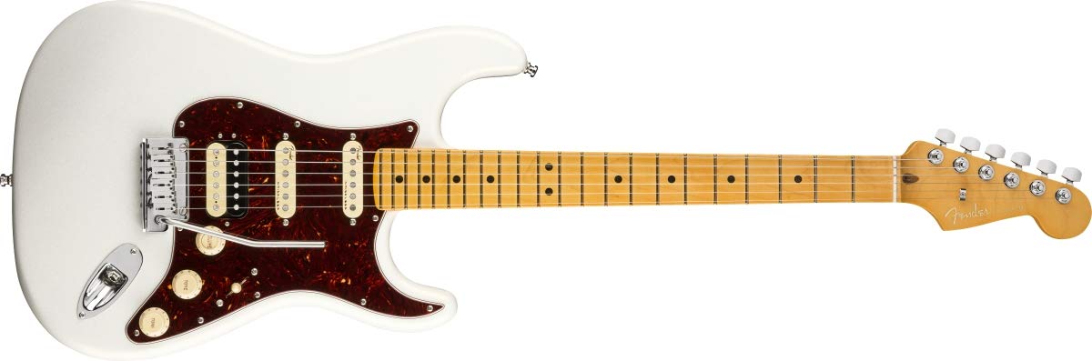 Fender American Ultra Stratocaster HSS - Arctic Pearl with Maple Fingerboard