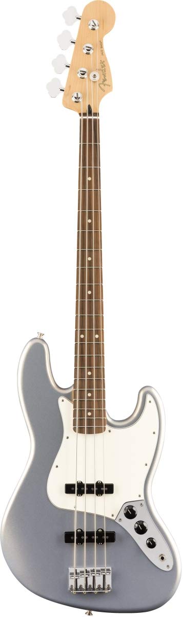 Fender Player Jazz Bass, Silver, Pau Ferro Fingerboard