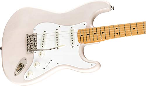 Squier Classic Vibe 50s Stratocaster Electric Guitar, with 2-Year Warranty, White Blonde, Maple Fingerboard