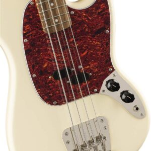 Squier Classic Vibe 60s Mustang Bass, Olympic White, Laurel Fingerboard