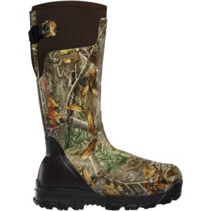 LaCrosse Alphaburly Pro 18" Insulated Hunting Boots for Men Featuring Waterproof Rubber, 1600G Thinsulate, and EVA Footbed, Realtree Edge - 8 M