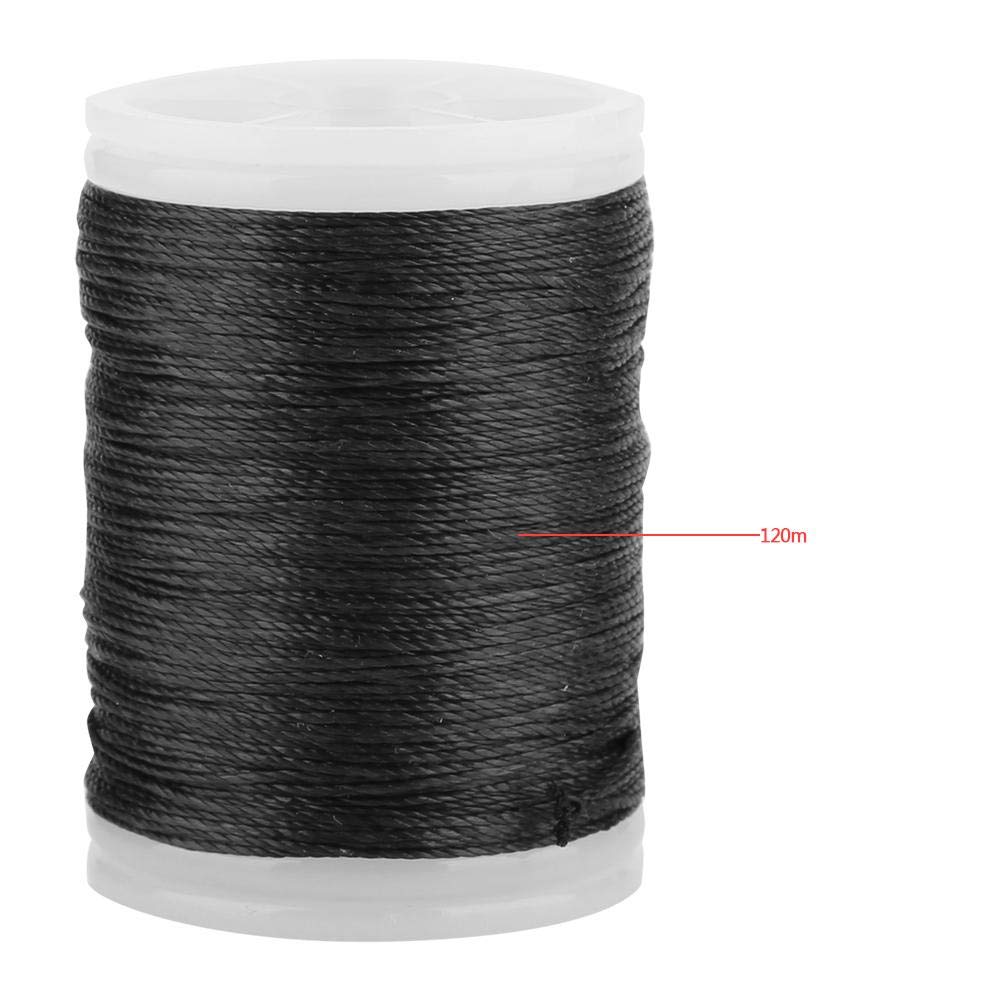 Bow String Serving Thread,120m Durable Nylon String Serving Thread for Bowstring Archery Supplies (Black)