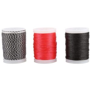 Bow String Serving Thread,120m Durable Nylon String Serving Thread for Bowstring Archery Supplies (Black)