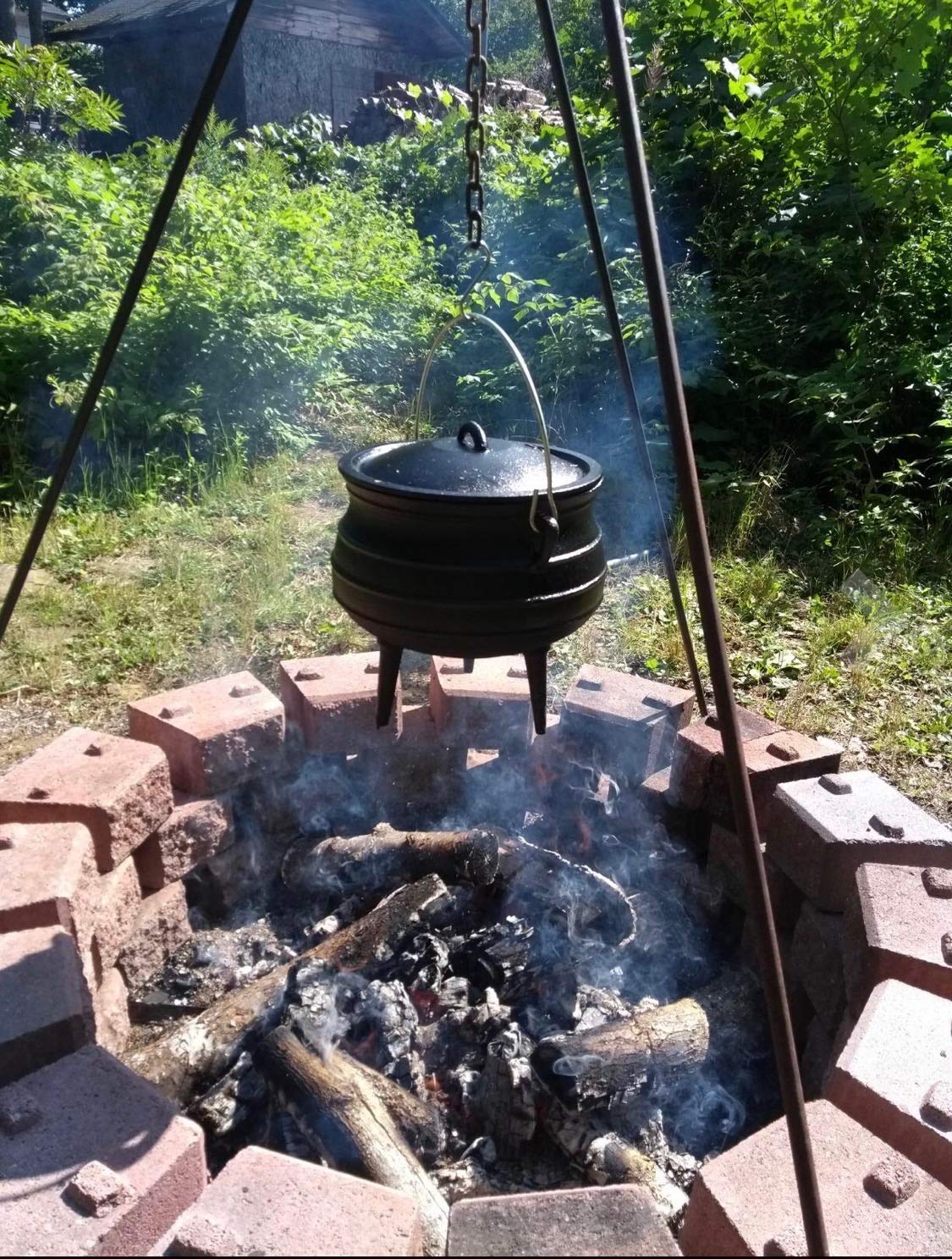 Cuisiland 8.6QT Pre-seasoned Cast Iron Potjie pot