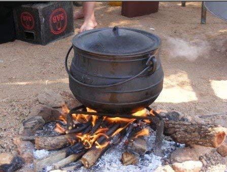 Cuisiland 8.6QT Pre-seasoned Cast Iron Potjie pot