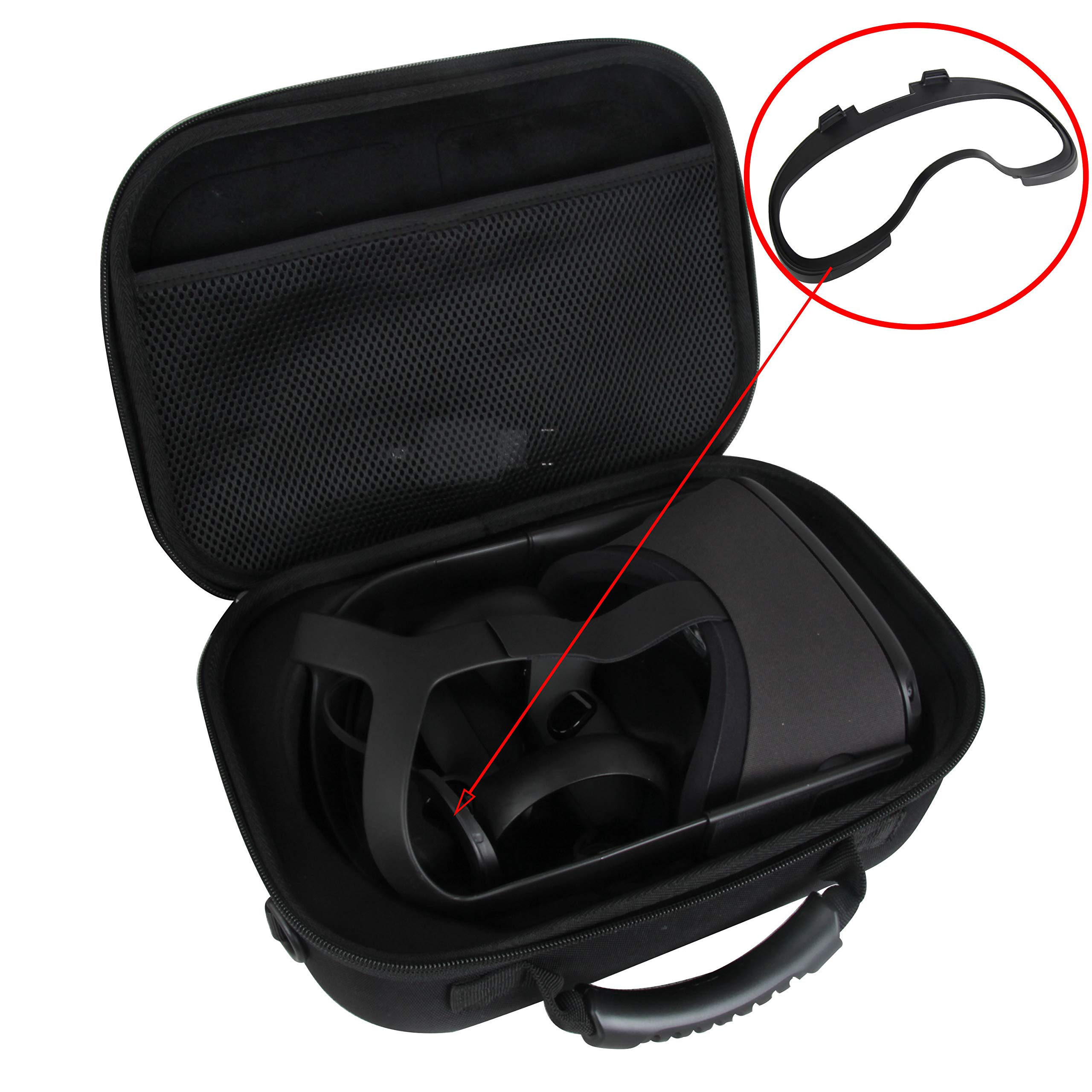 Adada Hard Travel Case for Oculus Quest 2/Oculus Quest All-in-one VR Gaming Headset