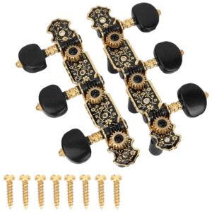 Acoustic Guitar Guitar Machine Heads Tuning Keys Pegs 1:18 Tuners Machine Heads Replacement 3L3R