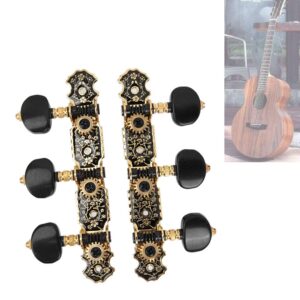 Acoustic Guitar Guitar Machine Heads Tuning Keys Pegs 1:18 Tuners Machine Heads Replacement 3L3R