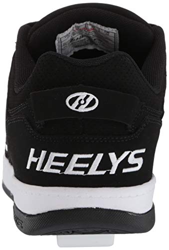 Heelys Men's Voyager Tennis Shoe, Balck/White, 11 M US