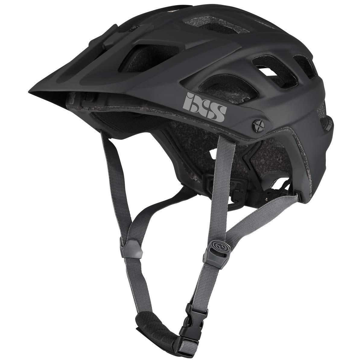 IXS Unisex Trail EVO (Black/XLW)- Adjustable 58-62cm Adult Helmets for Men Women