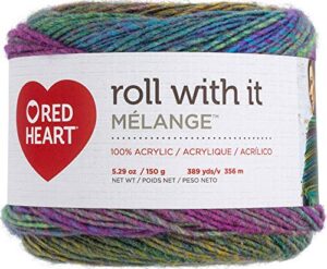 red heart roll with it melange catwalk