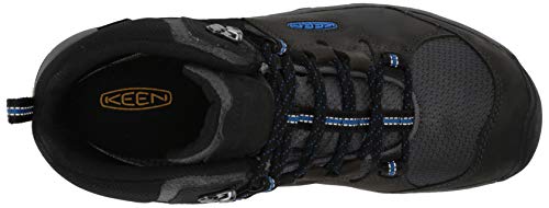 KEEN Men's Steens MID WP Hiking Boot, Black, 9