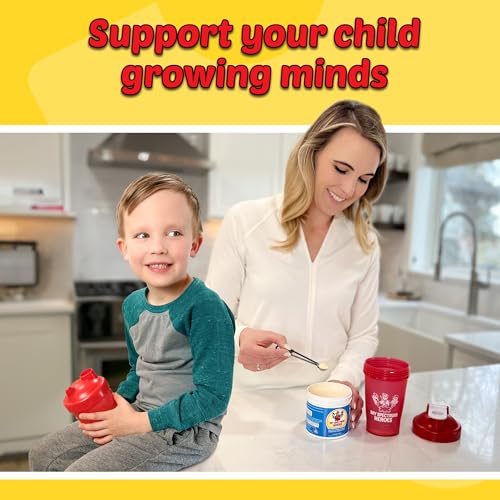 My Spectrum Heroes Kids Powder Multivitamin - Dissolvable Powder Supplement, Better Absorption, Non-GMO, Non-Gluten, No Artificial Ingredients - Neural Help for Children on The Spectrum - 122g(4.30oz)