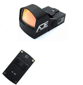 ade advanced optics compact rd3-009 red dot reflex sight for hk usp pistol and also a standard picatinny mount