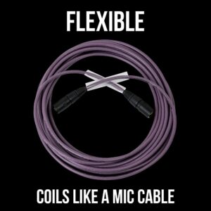 SoundTools SuperCAT professional Grade Shielded CAT5e etherCON Cable, Flexible Polyurethane Jacket, Neutrik Connectors (330 feet on drum, Purple)