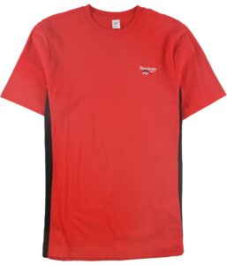 reebok classic vector repeat tee, radiant red, m