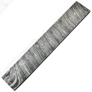 pal 2000 knives sjaa 9500 12 x 2 x 2mm thickness fire storm pattern custom handmade damascus steel billet bar blank blade for knife making jewellery making cutlery making and for other making purpose