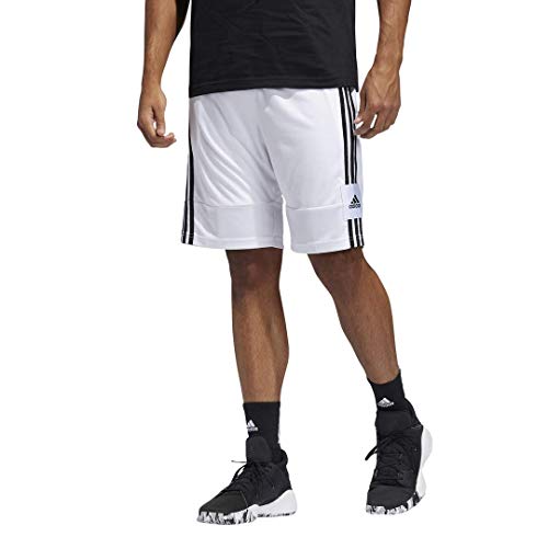 adidas Men's 3g Speed X Shorts, White/Black/Black, X-Large