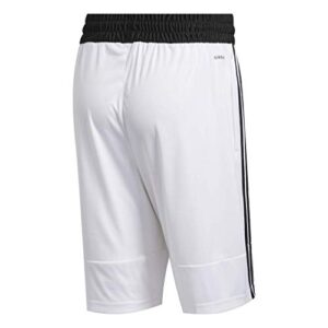 adidas Men's 3g Speed X Shorts, White/Black/Black, X-Large