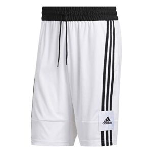 adidas Men's 3g Speed X Shorts, White/Black/Black, X-Large