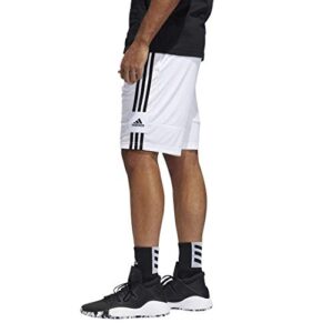 adidas Men's 3g Speed X Shorts, White/Black/Black, X-Large